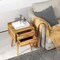 Costway End Table W/Drawers and Storage Wooden Mid-Century Accent Side Table Multipurpose for Bedroom, Living Room Home Furniture Nightstand